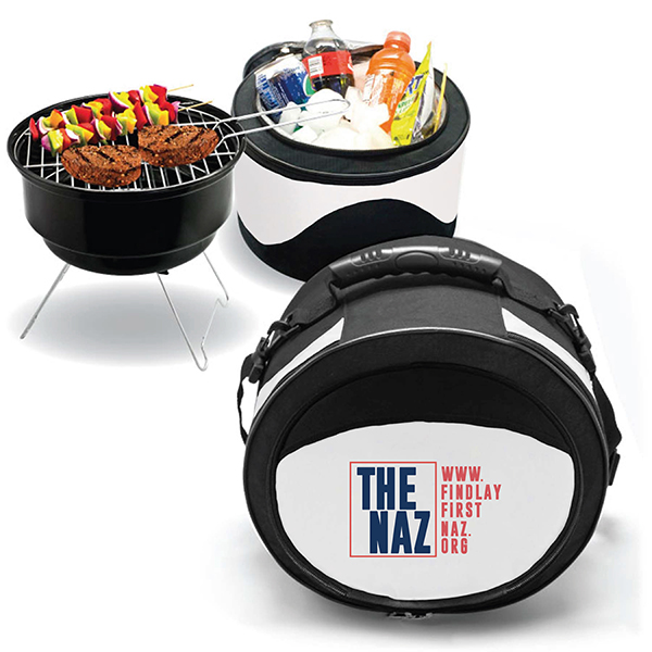 2 in 1 BBQ Grill & Cooler