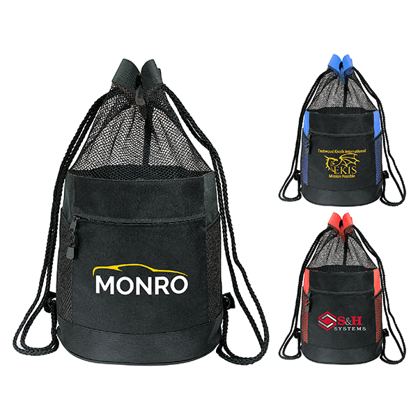 Drawstring Mesh Backpack