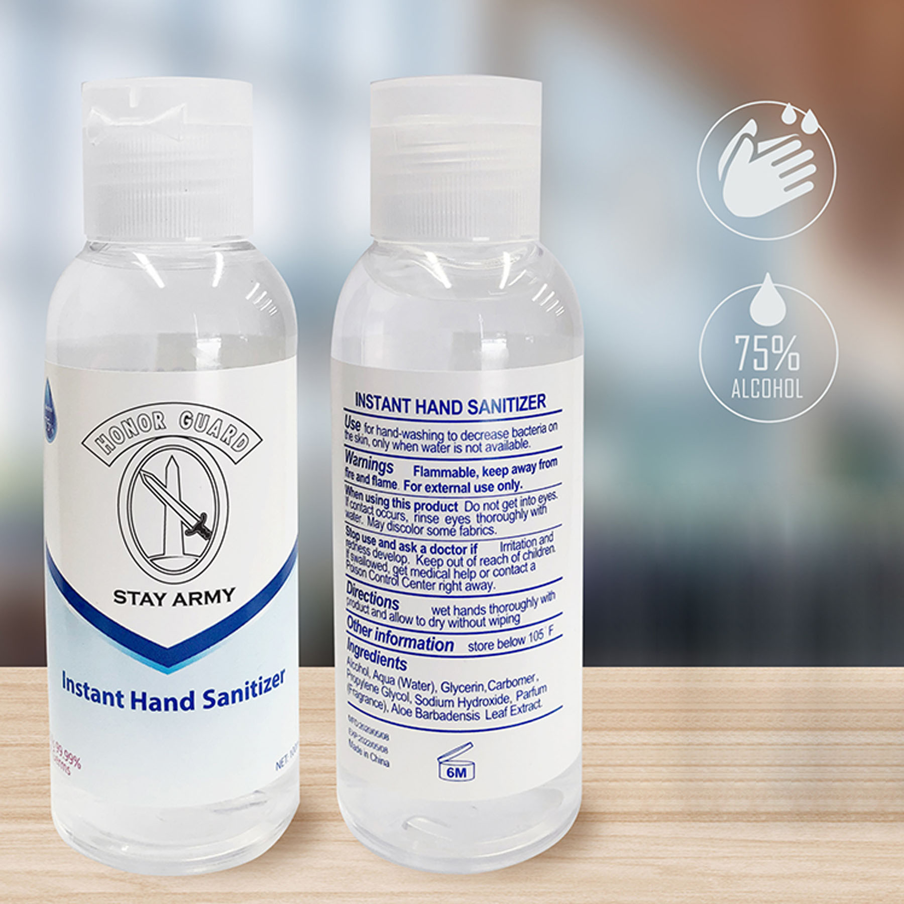 100 ML (3.3 OZ) HAND SANITIZERS