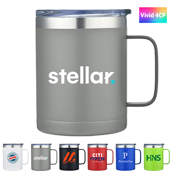 14 oz. Stainless Steel Vacuum Camping Mug