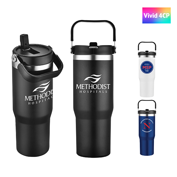 30oz Vacuum Travel Mug With Carrier