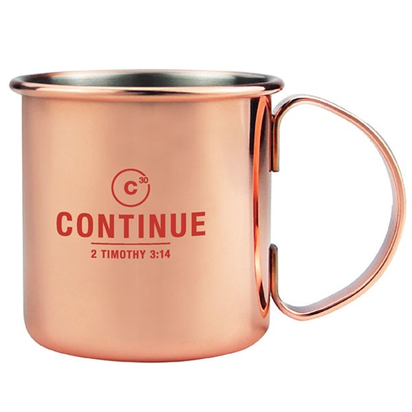 14 oz. Copper Coated Stainless Steel Moscow Mule Mug