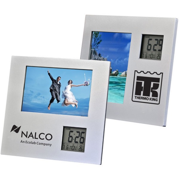 Photo Frame w/ 2 Way Clock