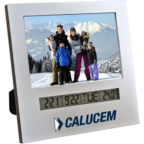 Photo Frame w/ Digital Clock